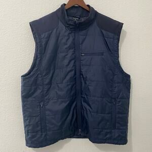 Propper Men’s Quilted Vest 2XL Navy Black Lightweight Full Zip Pockets